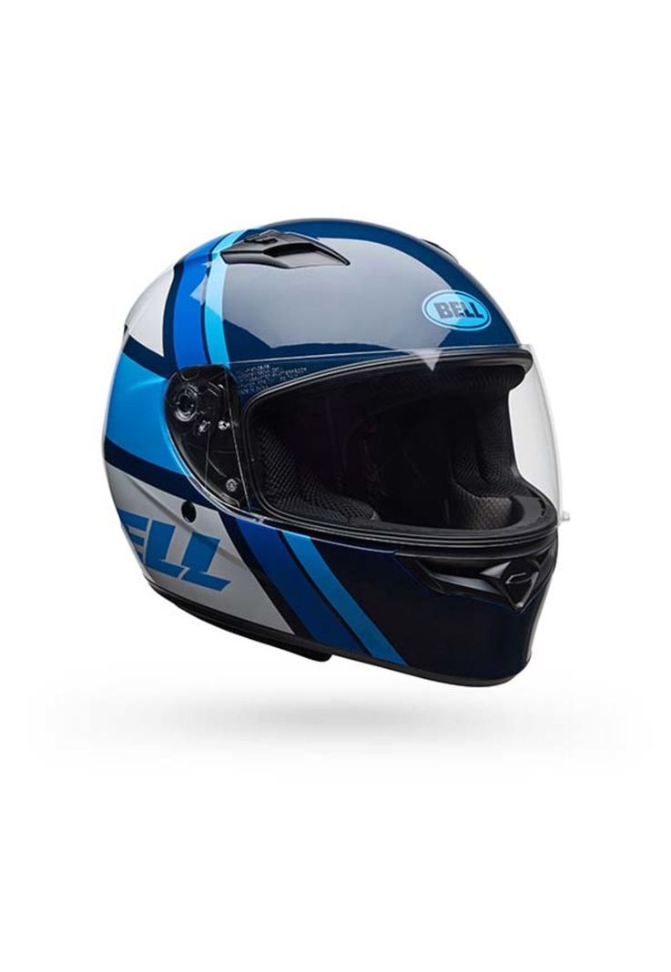 Casco Moto Calle Qualifier Chasm Azul Bell-0