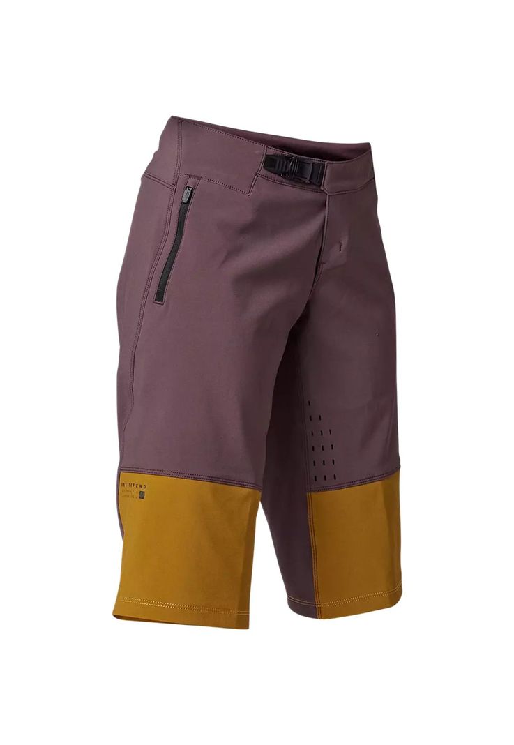 Short Bicicleta Mujer Defend Morado/Beige Fox-0
