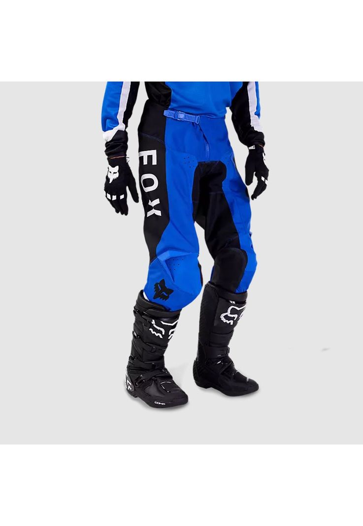 Pantalon Moto 180 Nitro Azul Electrico Fox-4