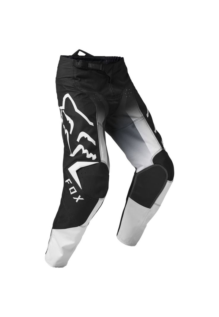 Pantalon Moto 180 Leed Gris/Blanco Fox-0