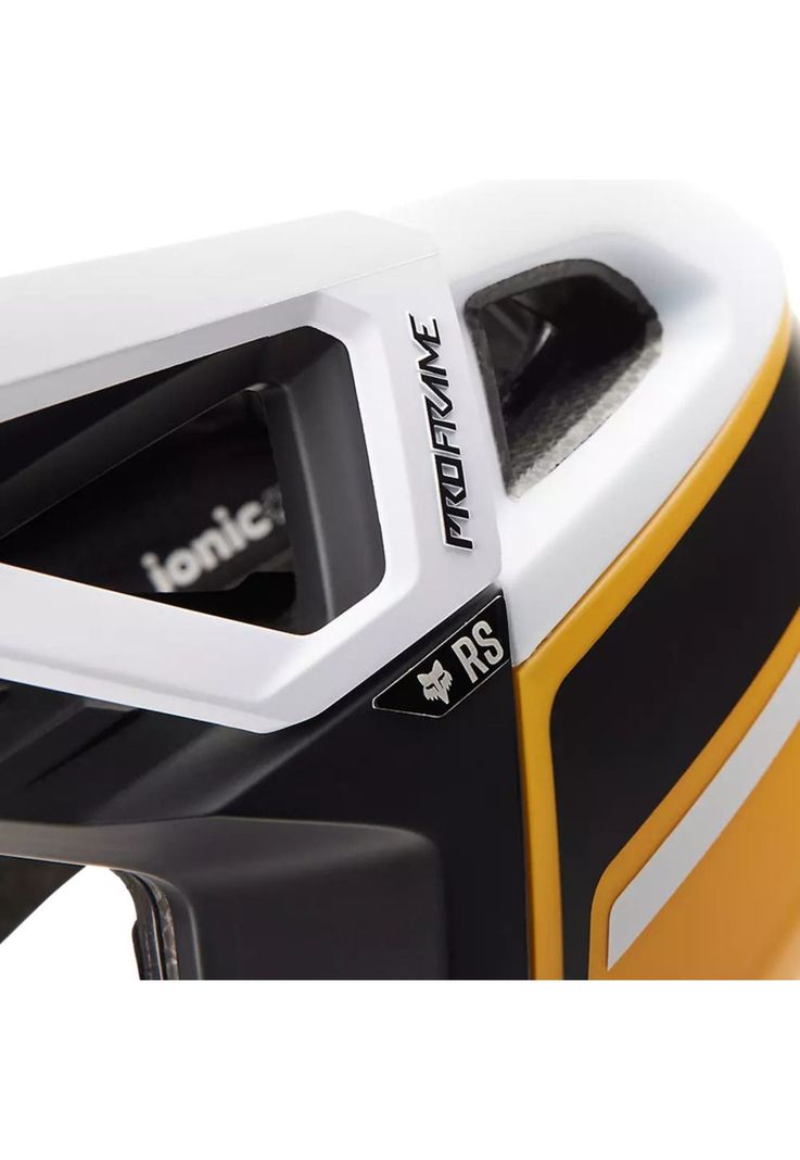Casco Bicicleta Proframe RS Racik Blanco/Amarillo Fox-6