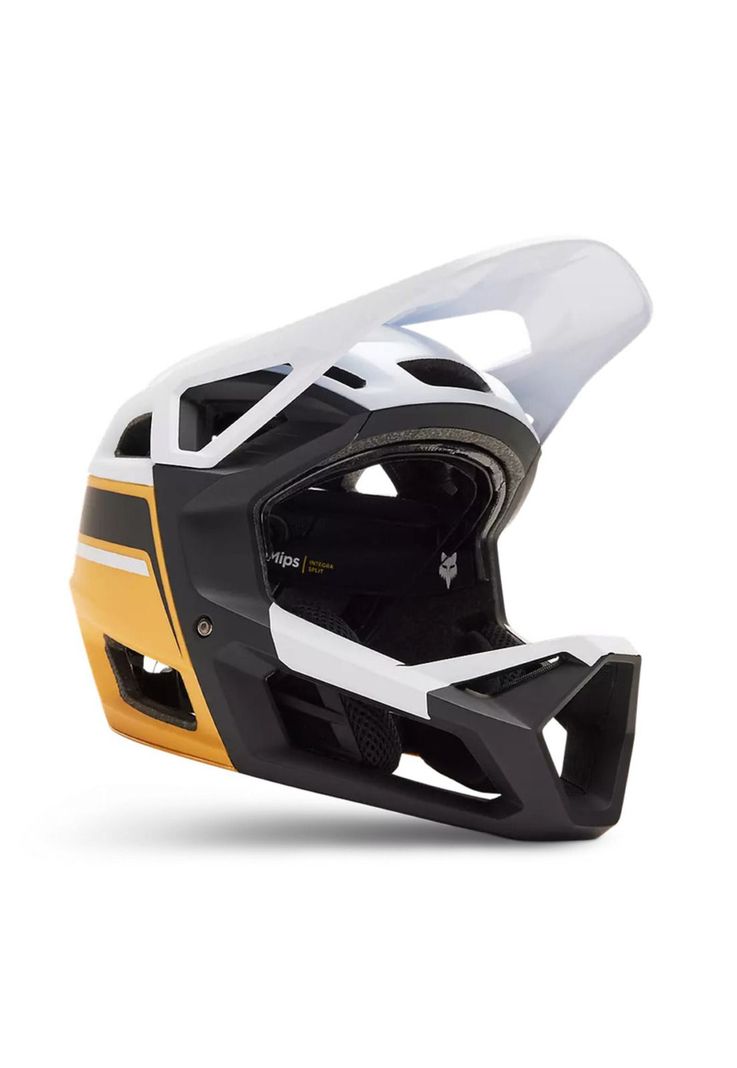 Casco Bicicleta Proframe RS Racik Blanco/Amarillo Fox-0