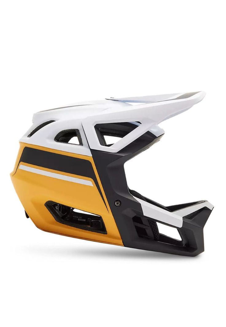 Casco Bicicleta Proframe RS Racik Blanco/Amarillo Fox-1