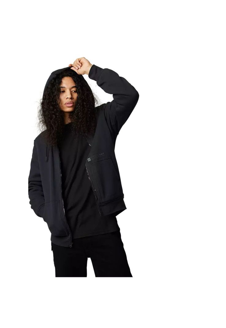 Poleron Lifestyle Geology Sasquatch Lined Negro Fox-2
