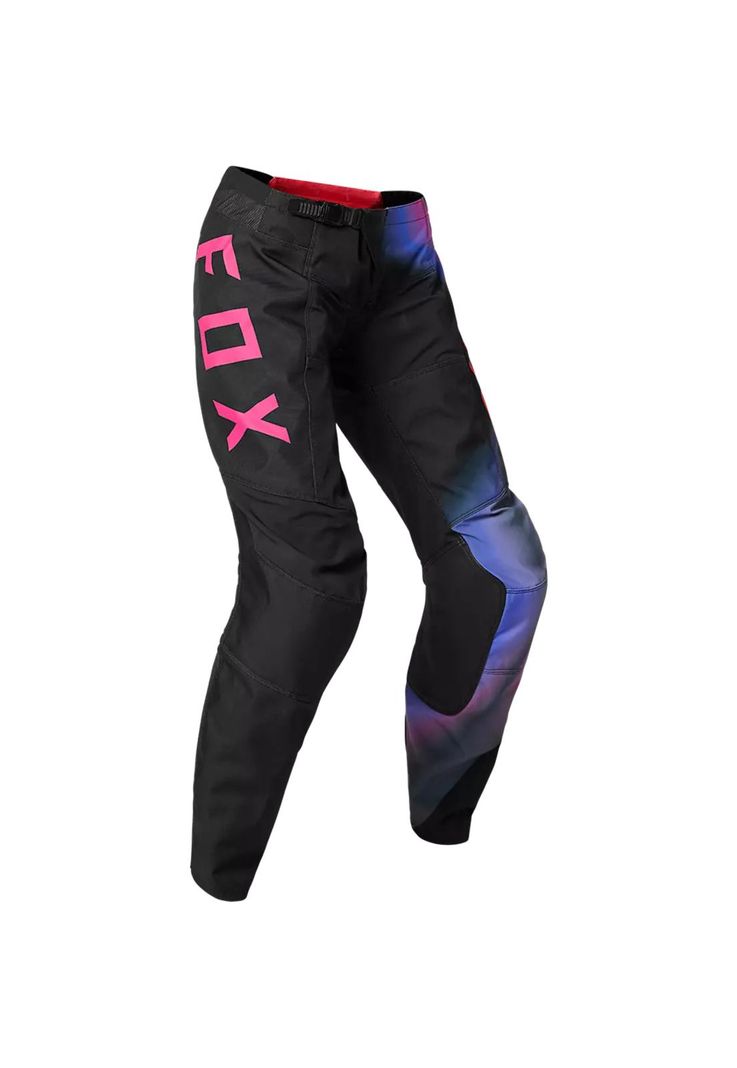 Pantalon Moto Mujer 180 Toxsyk Negro/Rosado Fox-0