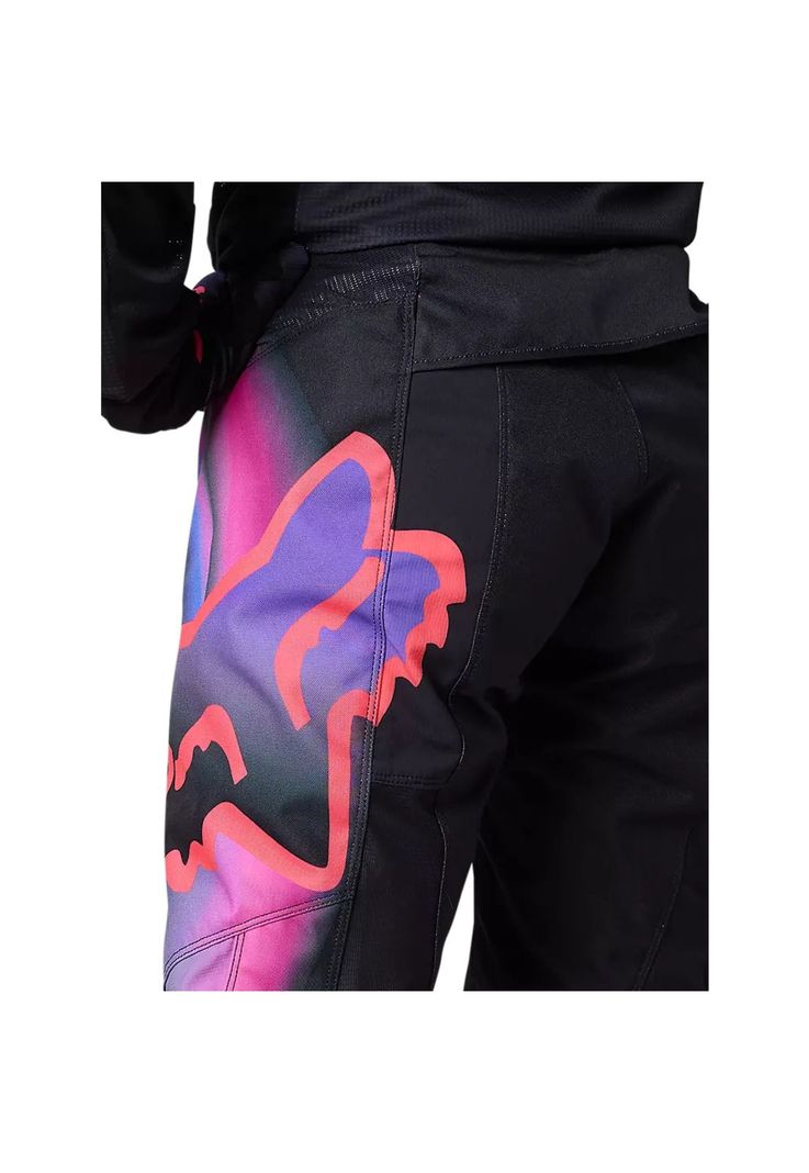 Pantalon Moto Mujer 180 Toxsyk Negro/Rosado Fox-4