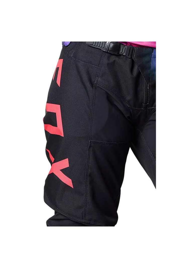 Pantalon Moto Mujer 180 Toxsyk Negro/Rosado Fox-5