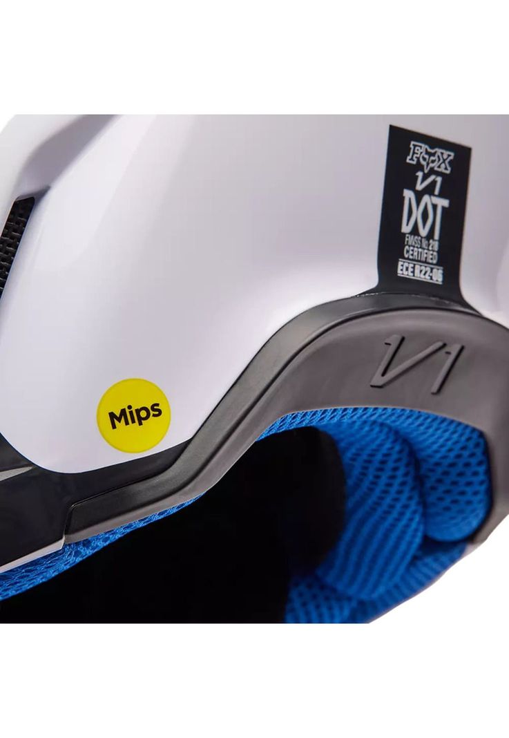 Casco Moto V1 Horyzn Negro/Blanco/Rosado Fox-8