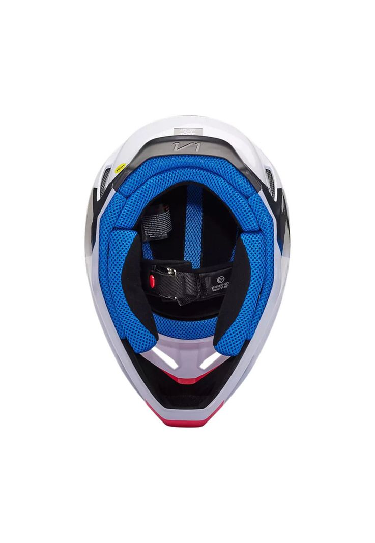 Casco Moto V1 Horyzn Negro/Blanco/Rosado Fox-6