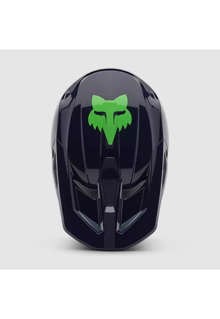 Casco Moto Niño V1 Taunt Azul Fox-3