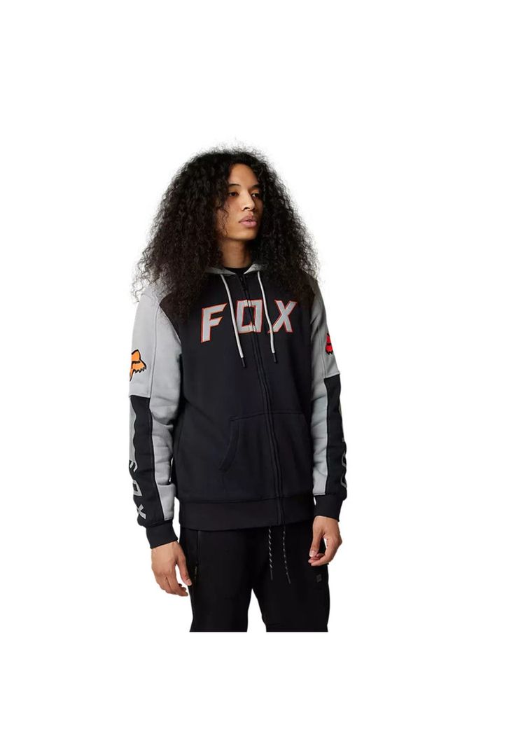 Poleron Lifestyle Leed Sasquatch Lined Negro Fox-0