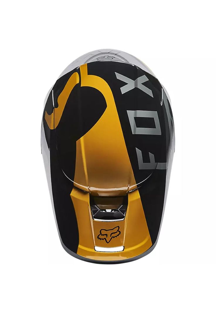 Casco Moto Niño V1 Skew Negro Fox-2
