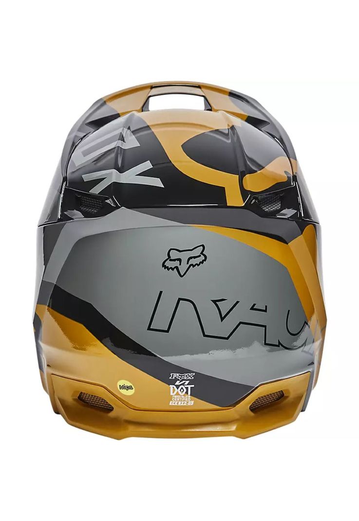Casco Moto Niño V1 Skew Negro Fox-3
