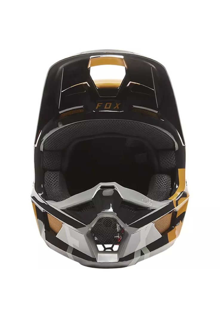 Casco Moto Niño V1 Skew Negro Fox-4