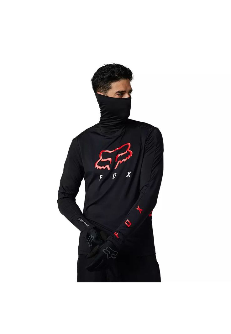 Polera Moto Ranger Drive Negro Fox-1