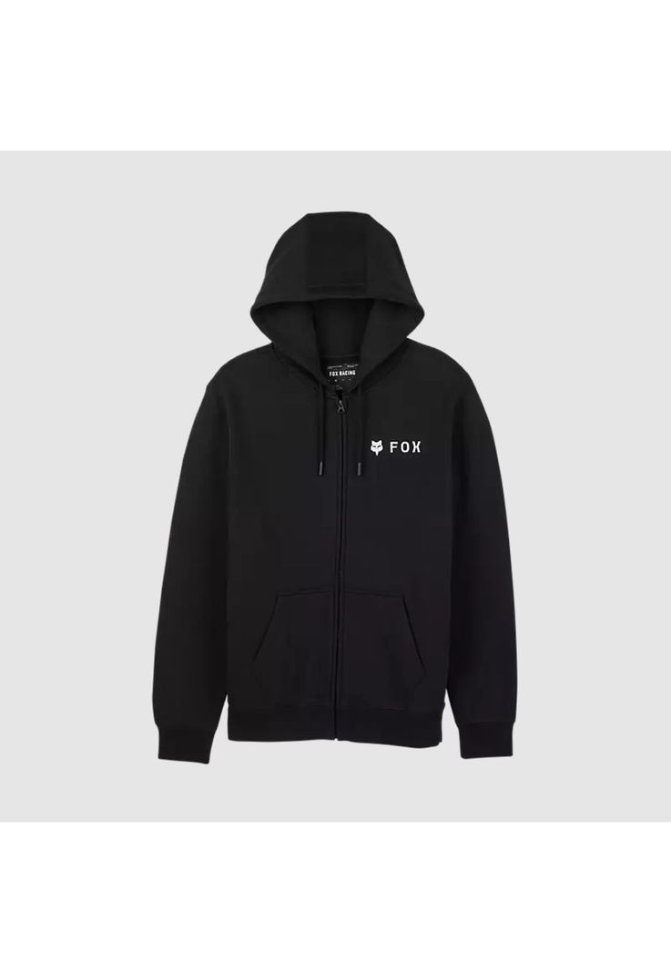 Poleron Lifestyle Absolute Zip Negro/Blanco Fox-0
