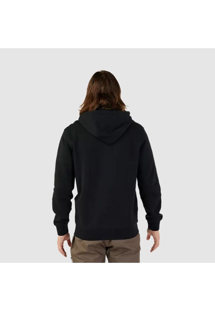 Poleron Lifestyle Absolute Zip Negro/Blanco Fox-3