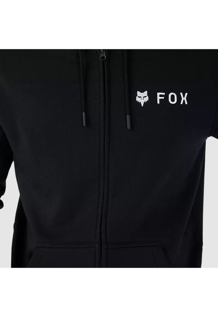 Poleron Lifestyle Absolute Zip Negro/Blanco Fox-4