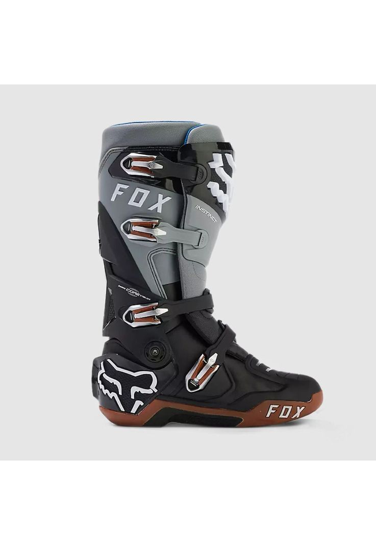 Botas Moto Instinct Negro/Gris/Cafe Fox-1
