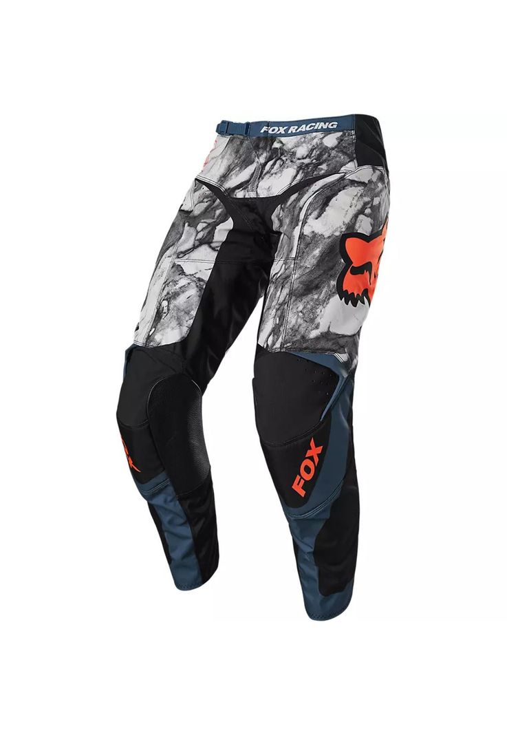 Pantalon Moto 180 Karrera Azul/Gris Fox-1