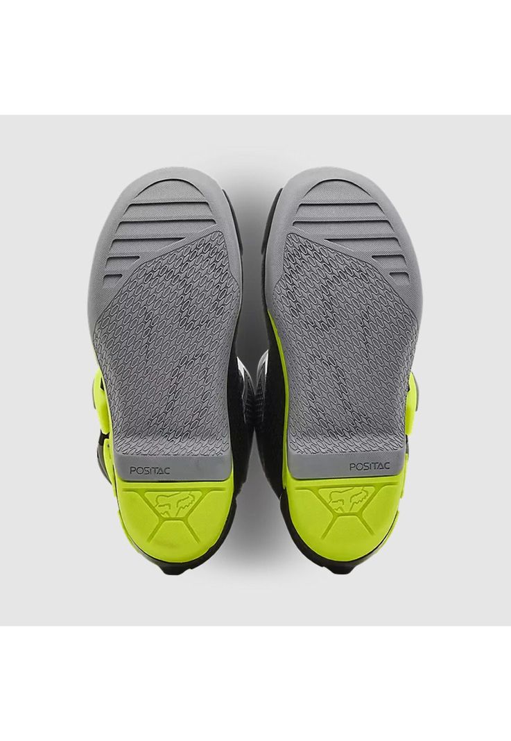 Botas Moto Niño Comp Gris/Amarillo Fox-4