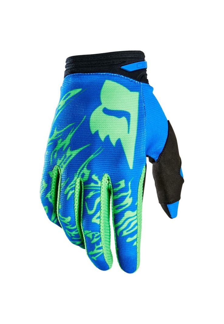Guantes Moto 180 Peril Verde Fox-0