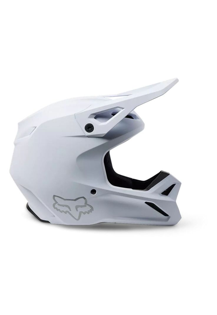 Casco Moto V1 Solid Blanco Fox