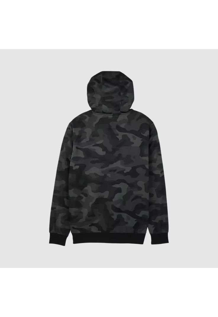 Poleron Lifestyle Canguro Fox Head Camo Negro Fox-1