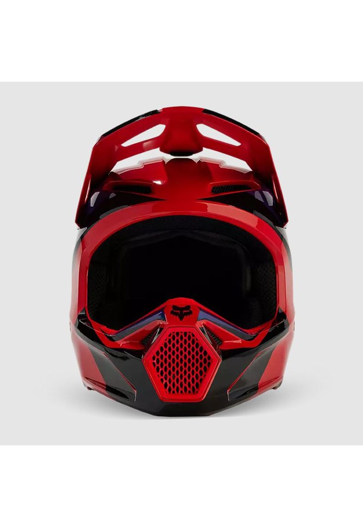 Casco Moto V1 Streak Rojo/Morado Fox-2