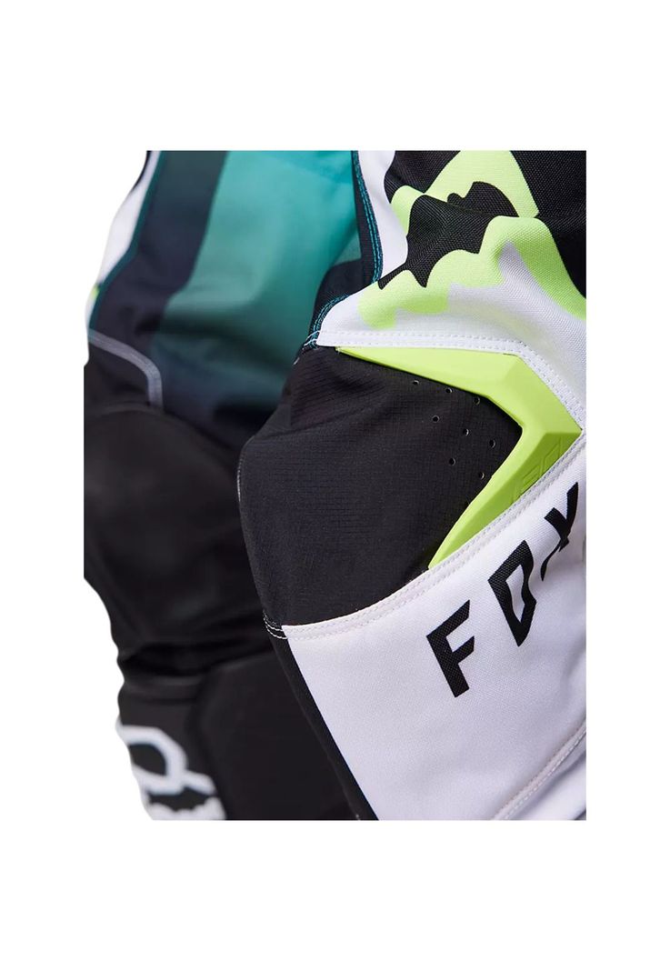 Pantalon Moto Niño 180 Leed Celeste Fox-5