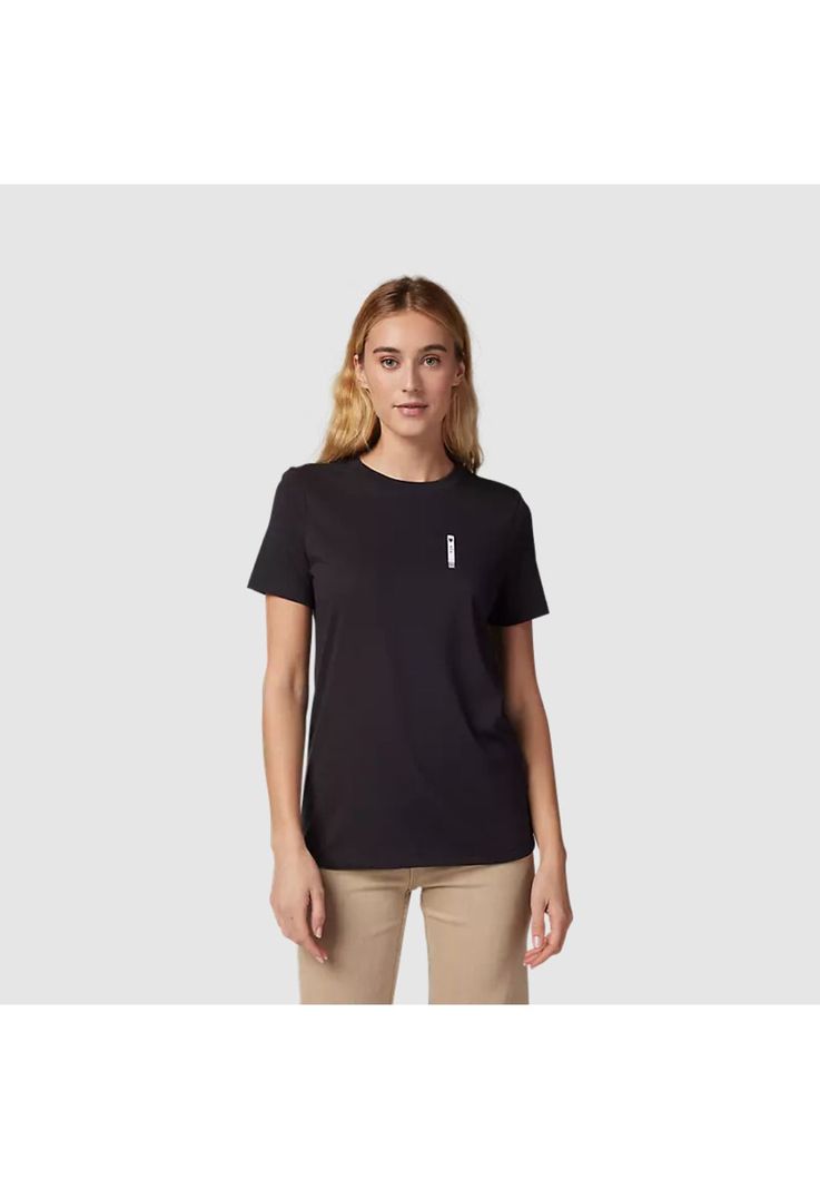 Polera Lifestyle Mujer Scans Negro Fox-0