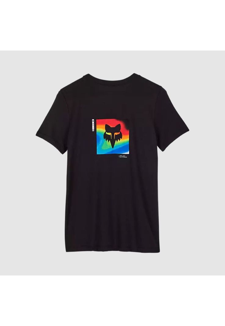 Polera Lifestyle Mujer Scans Negro Fox-3