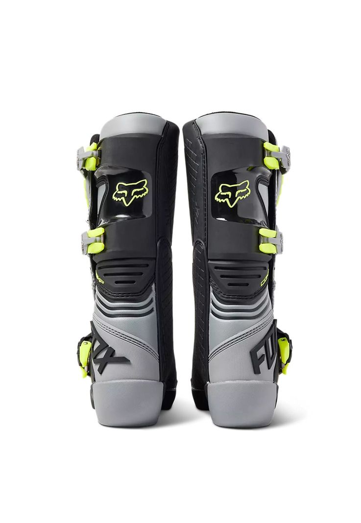 Botas Moto Niño Comp Gris Fox-4