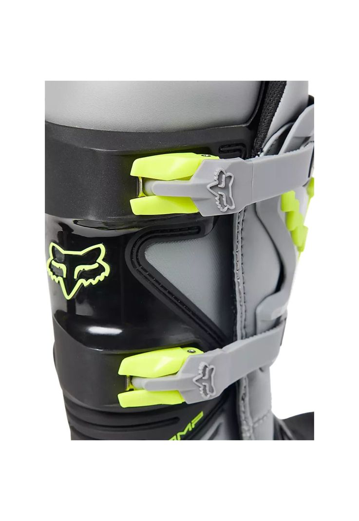 Botas Moto Niño Comp Gris Fox-6