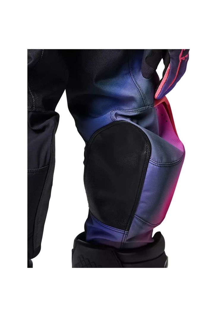 Pantalon Moto Niña 180 Toxsyk Negro/Rosado Fox-4
