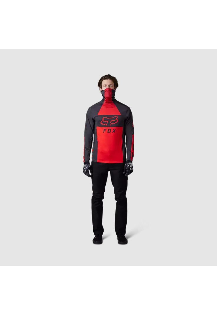 Polera Moto Ranger Drive Krux SXS Con Cuello Rojo Fox-5
