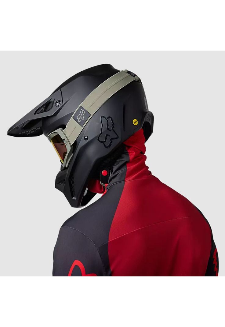 Polera Moto Ranger Drive Krux SXS Con Cuello Rojo Fox-7