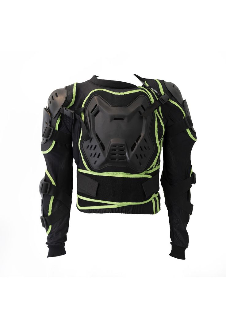 Jofa Moto Calle Kuwait Fluor Negro/ Verde Fluor KMZ-0