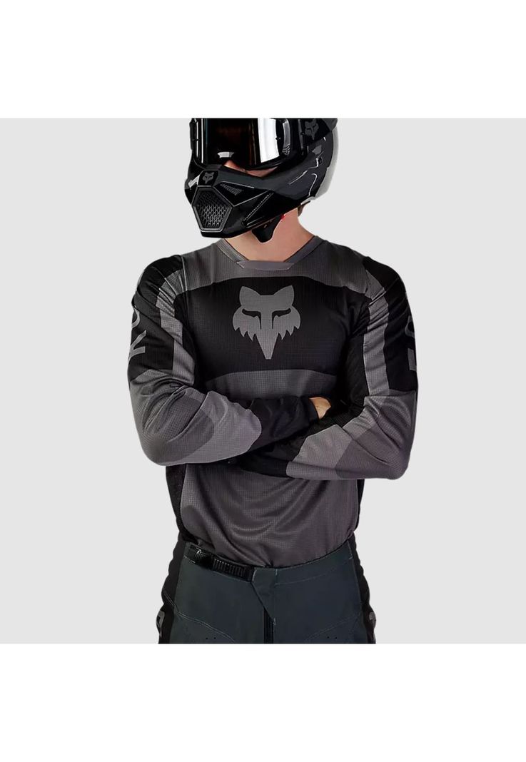 Polera Moto 180 Nitro Cafe Oscuro Fox-4