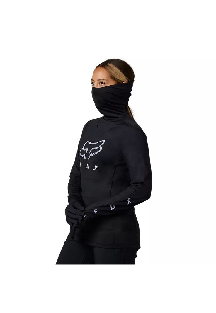 Polera Moto Mujer Ranger Drive Negro Fox-1