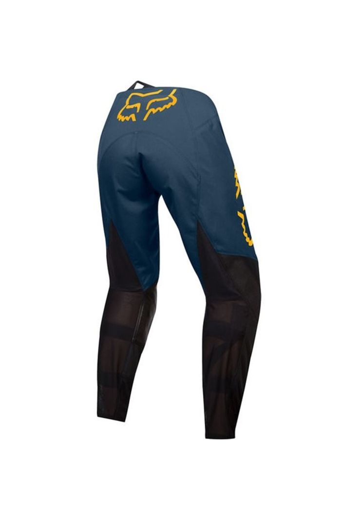 Pantalon Moto Mujer 180 Mata Negro Azul Fox-2