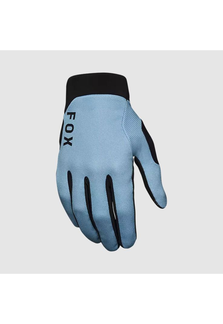 Guantes Bicicleta Ranger Gel Celeste Fox-0