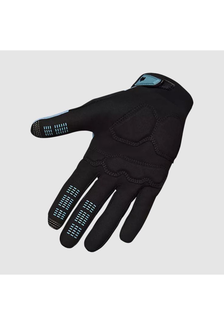 Guantes Bicicleta Ranger Gel Celeste Fox-1