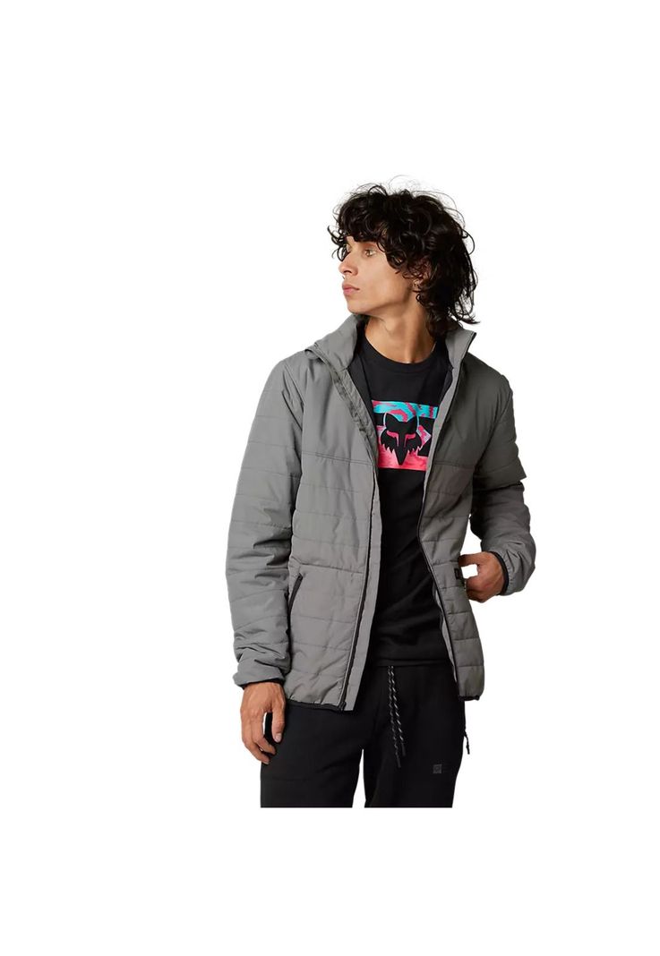 Chaqueta Lifestyle Howell Puffy Gris Fox-3