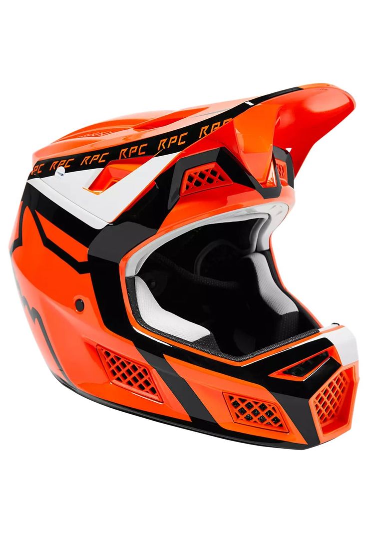Casco Bicicleta Rampage Pro Carbon Mips™ Dvide Naranjo Fox-0