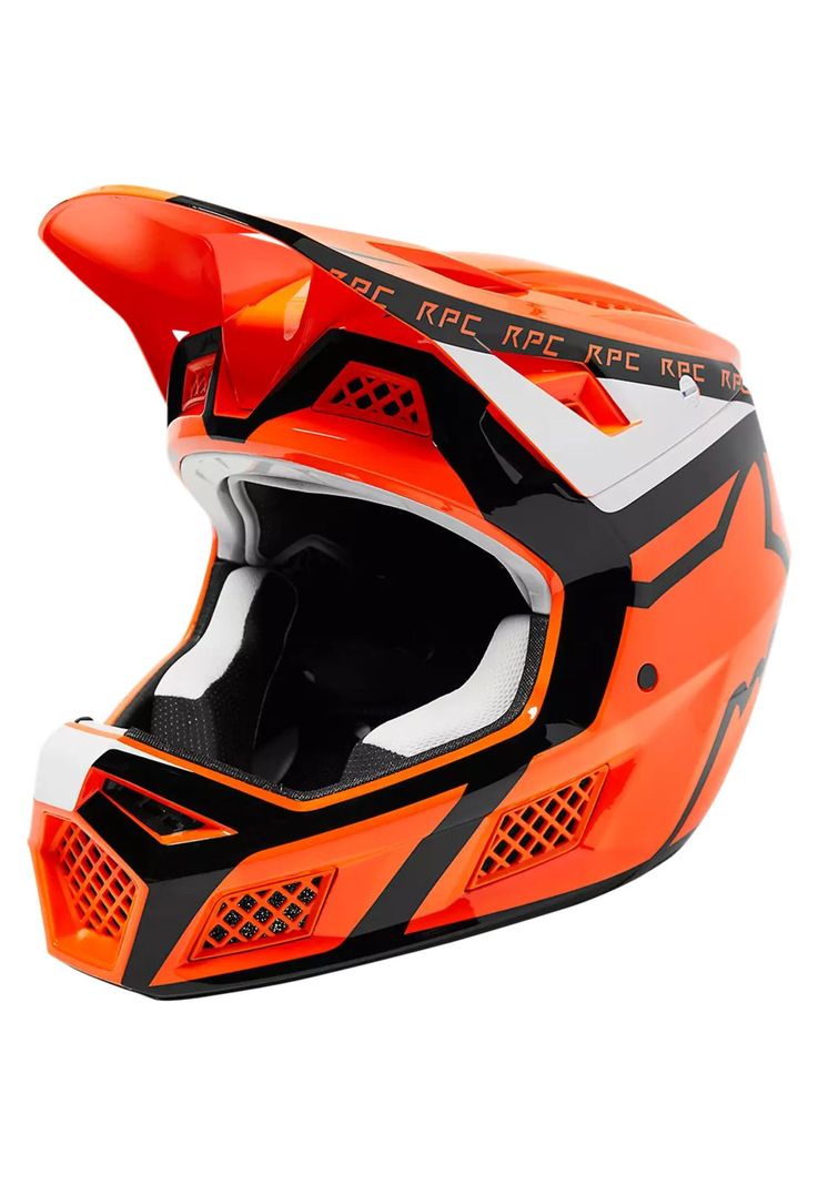 Casco Bicicleta Rampage Pro Carbon Mips™ Dvide Naranjo Fox-1