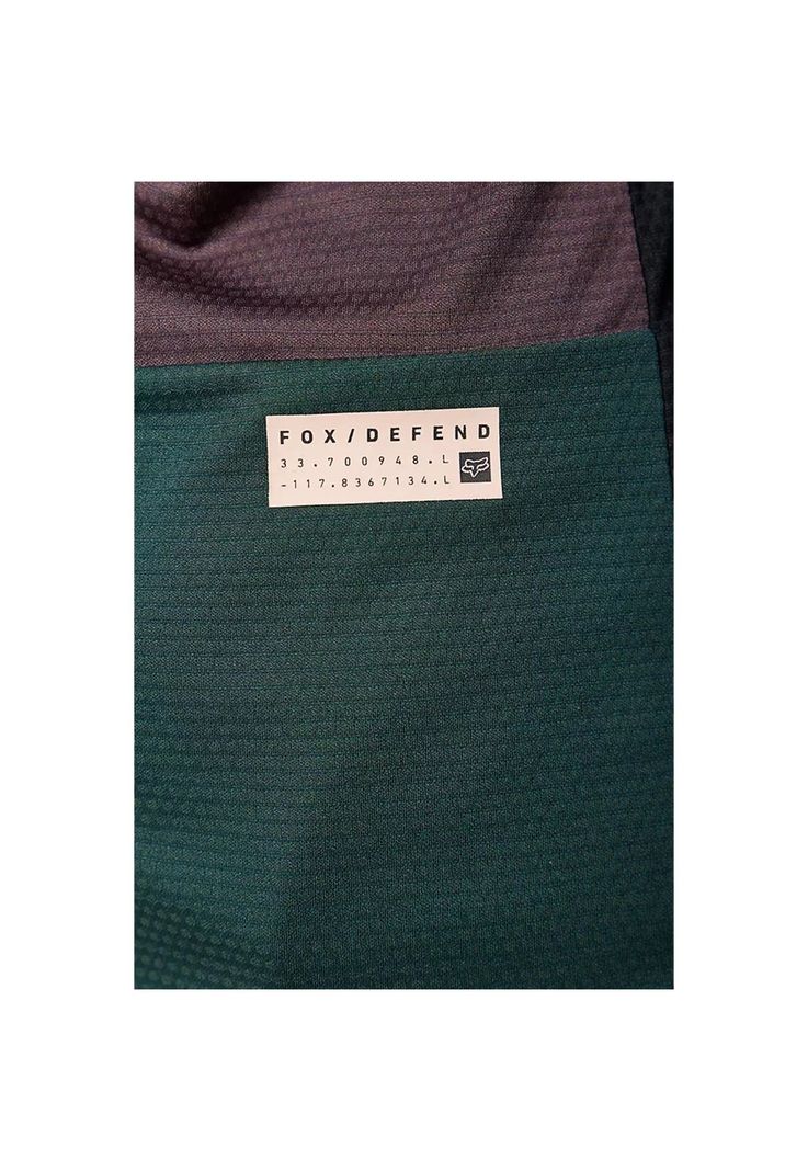 Polera Bicicleta Mujer Defend Manga Larga Morado/Verde Fox-5