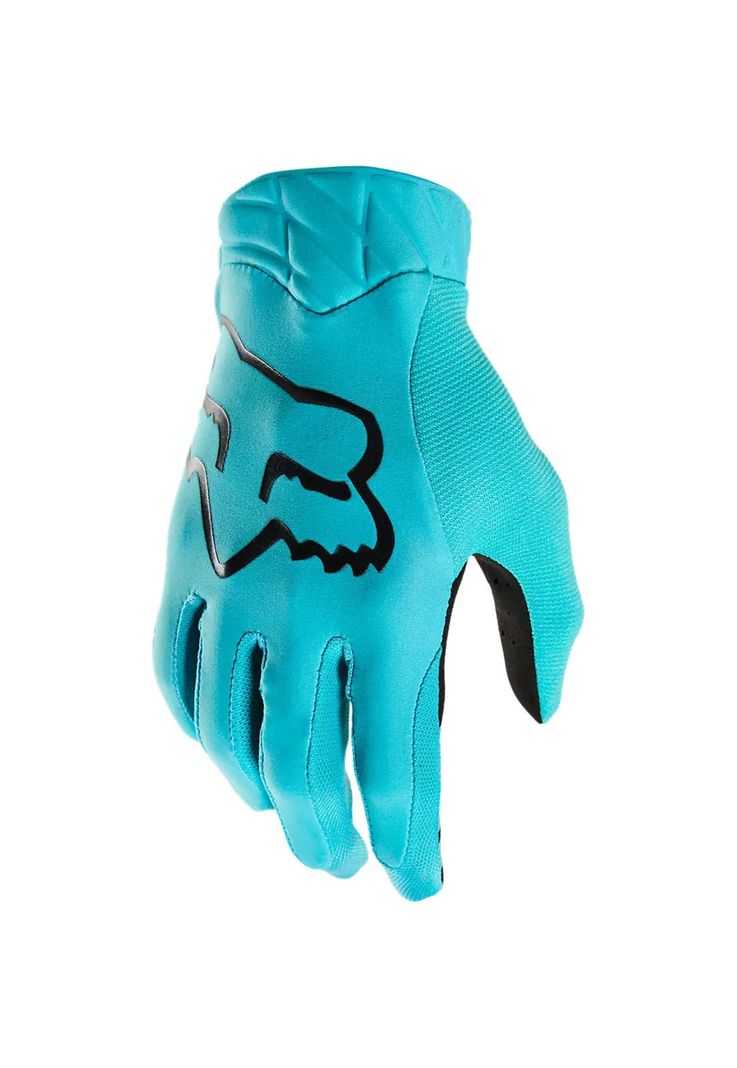 Guantes Moto Mujer Airline Celeste Fox-0