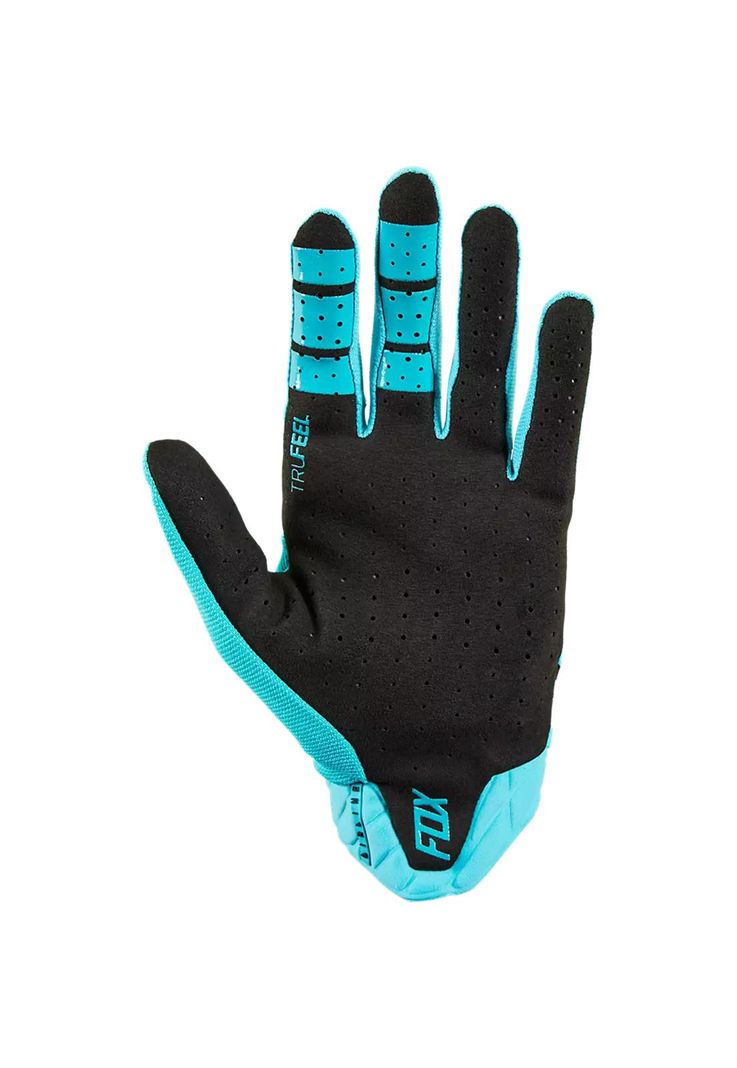 Guantes Moto Mujer Airline Celeste Fox-1