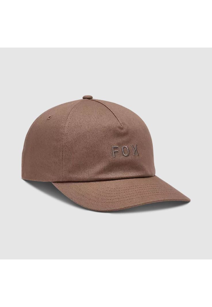 Gorro Jockey Lifestyle Mujer Wordmark Ajustable Cafe Fox-0